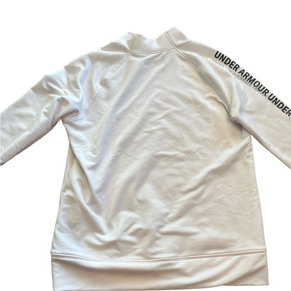 Under Armour White Coldgear Loose Fit Sweatshirt YXL - Picture 5 of 7